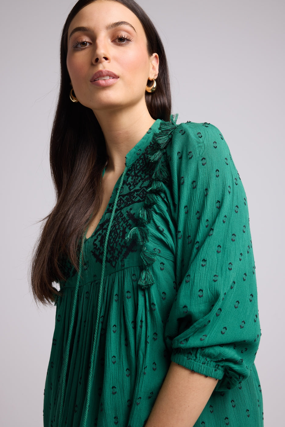 Vestido Corto - Sister Court - Verde