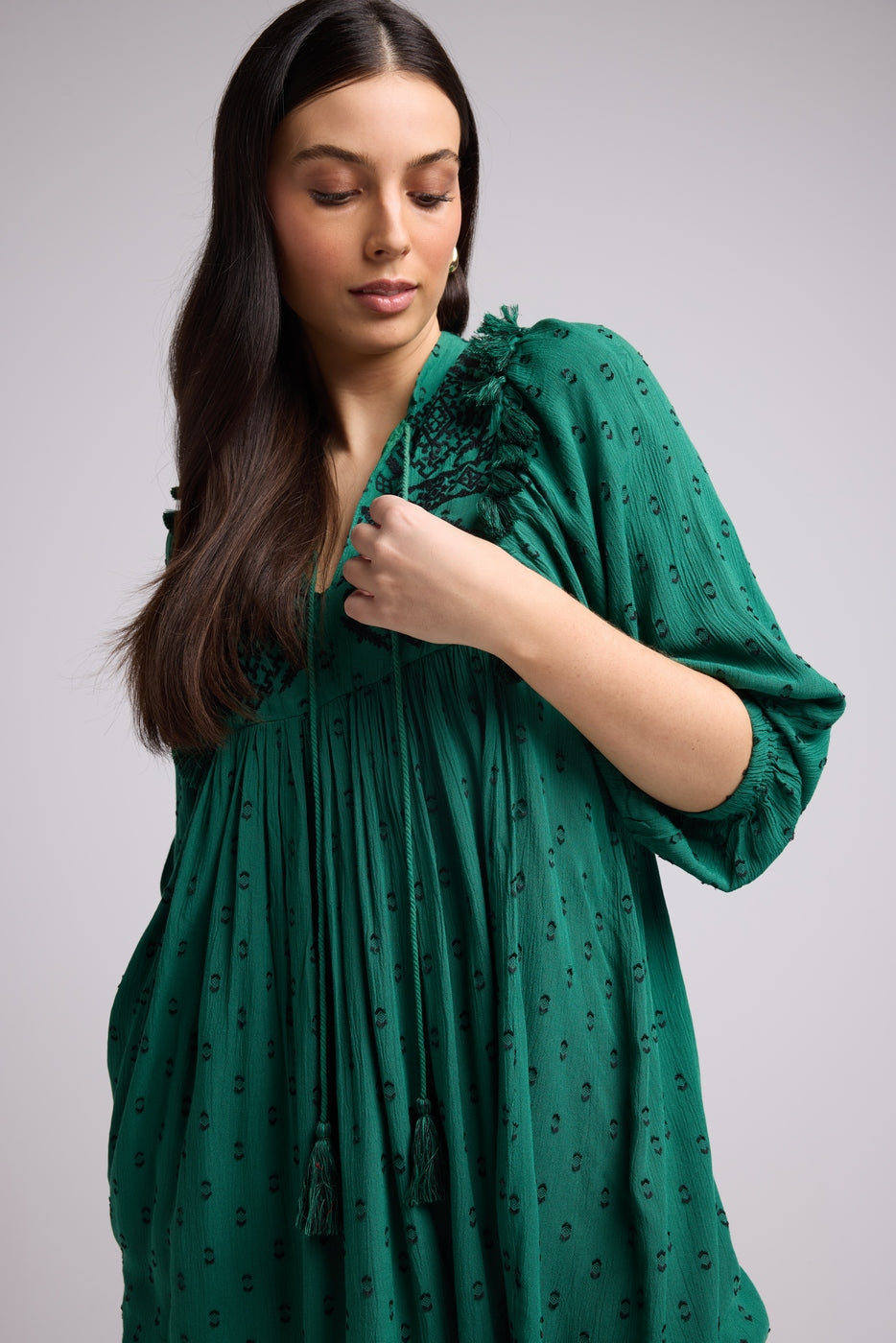 Vestido Corto - Sister Court - Verde