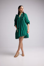 Vestido Corto - Sister Court - Verde