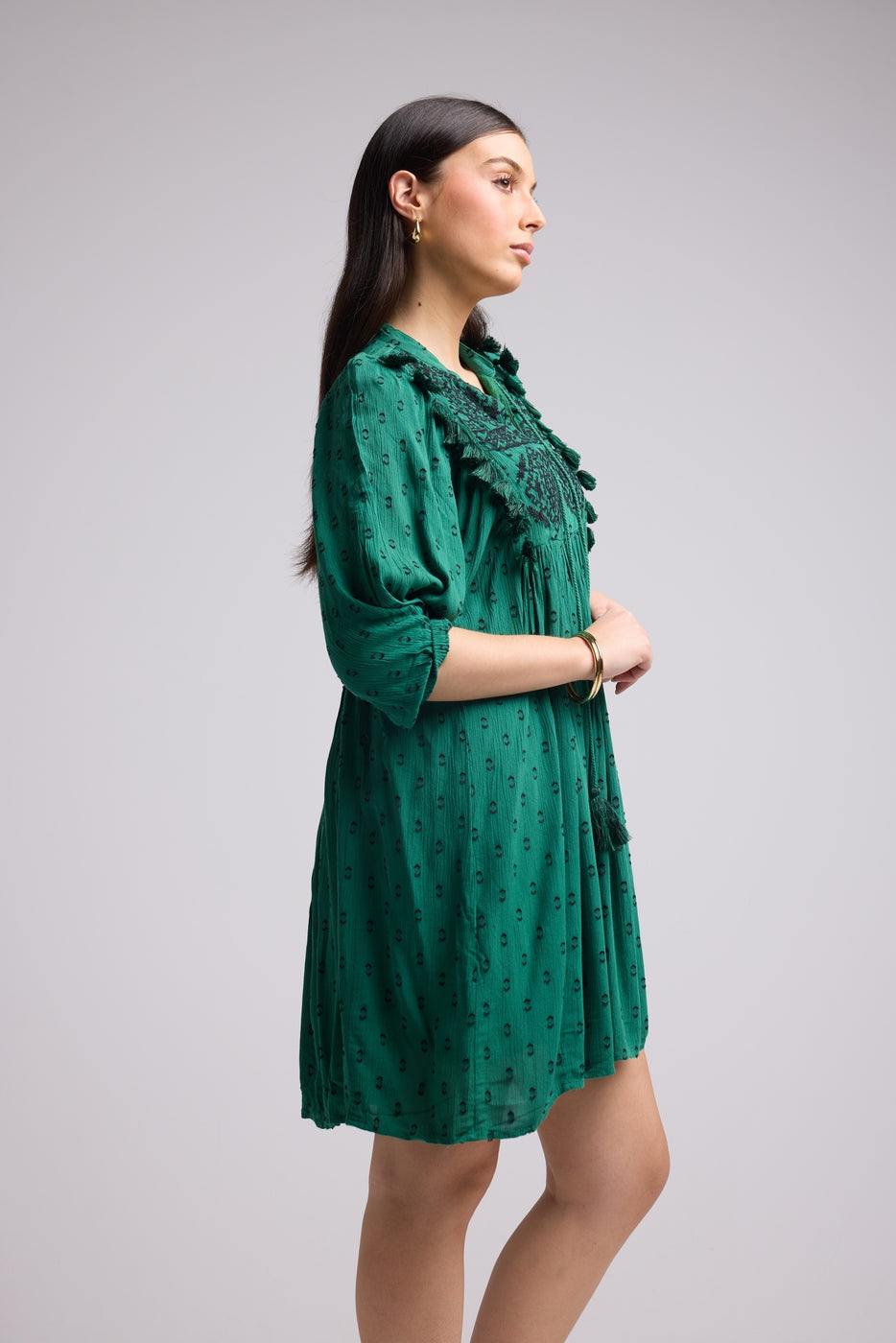 Vestido Corto - Sister Court - Verde