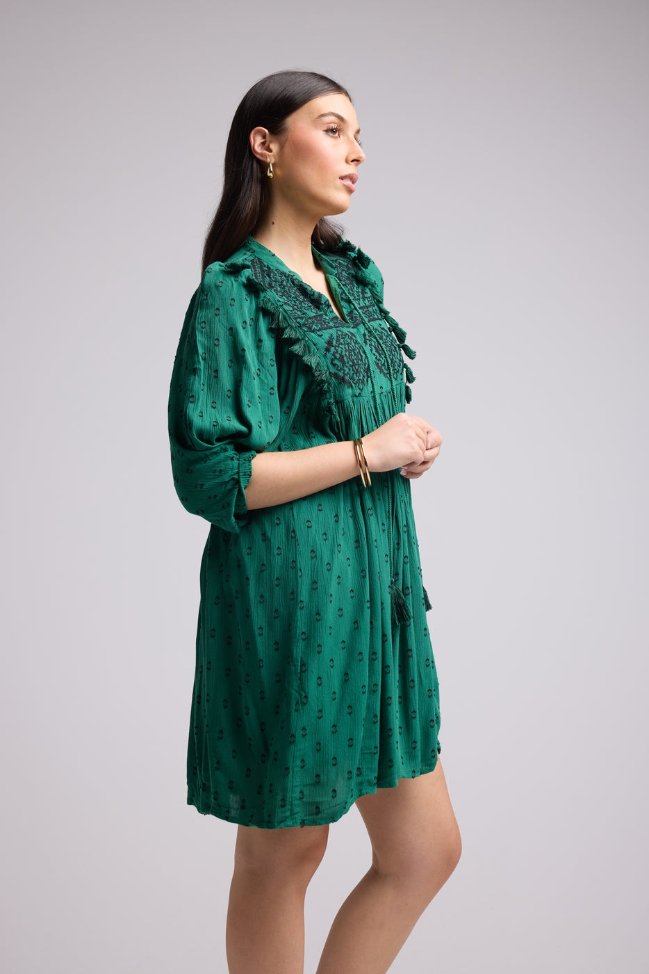 Vestido Corto - Sister Court - Verde