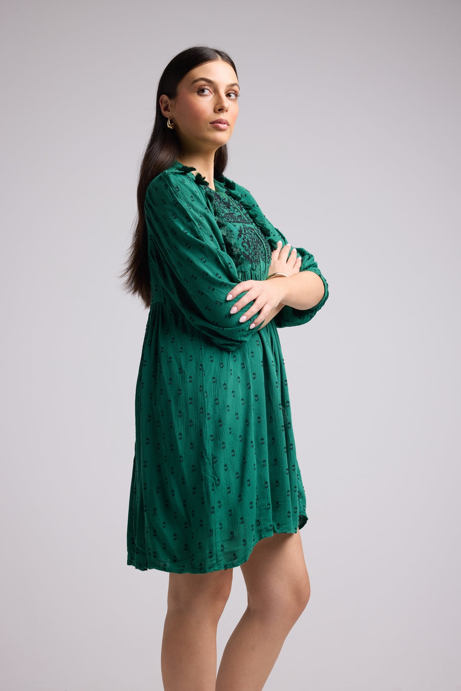 Vestido Corto - Sister Court - Verde