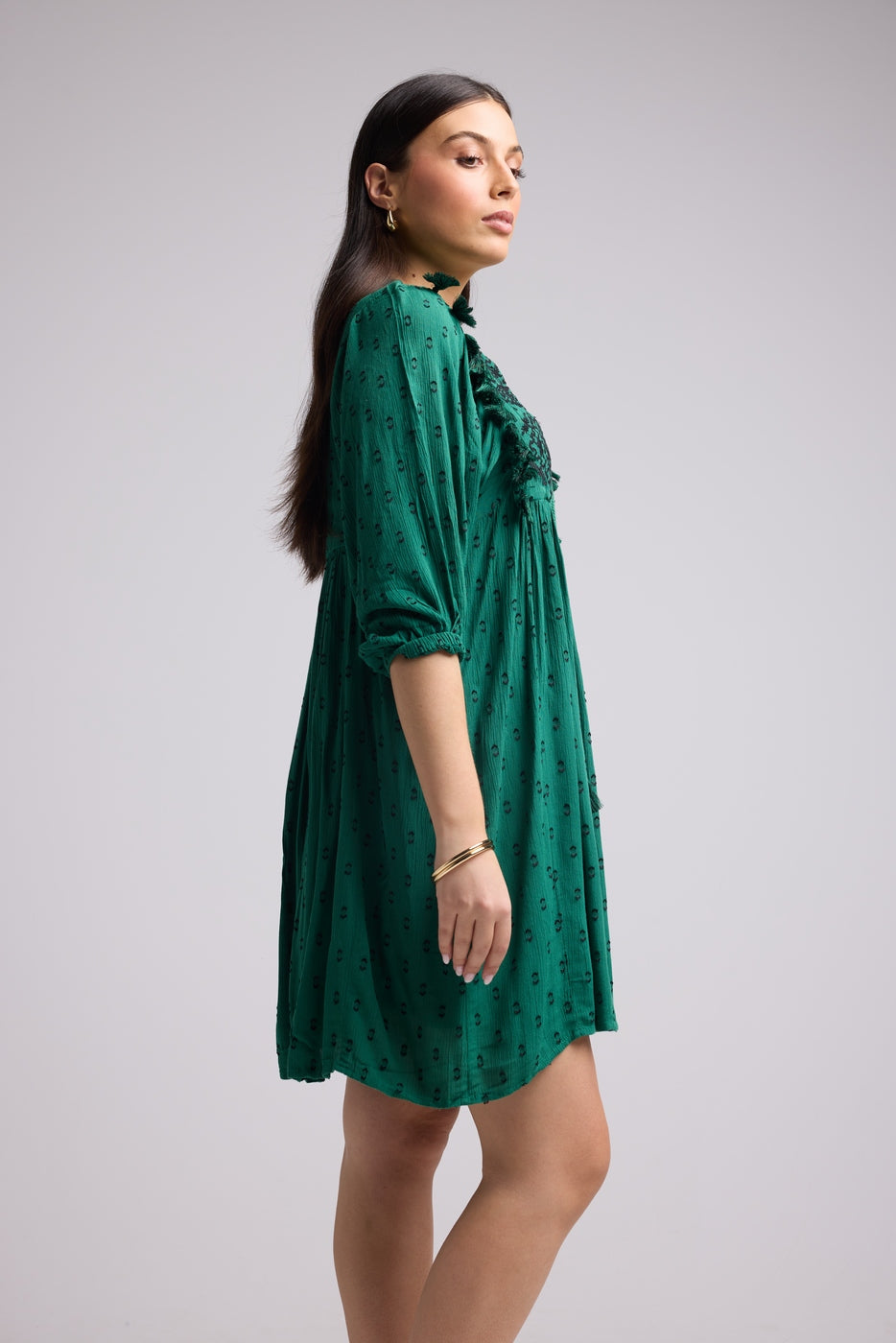 Vestido Corto - Sister Court - Verde