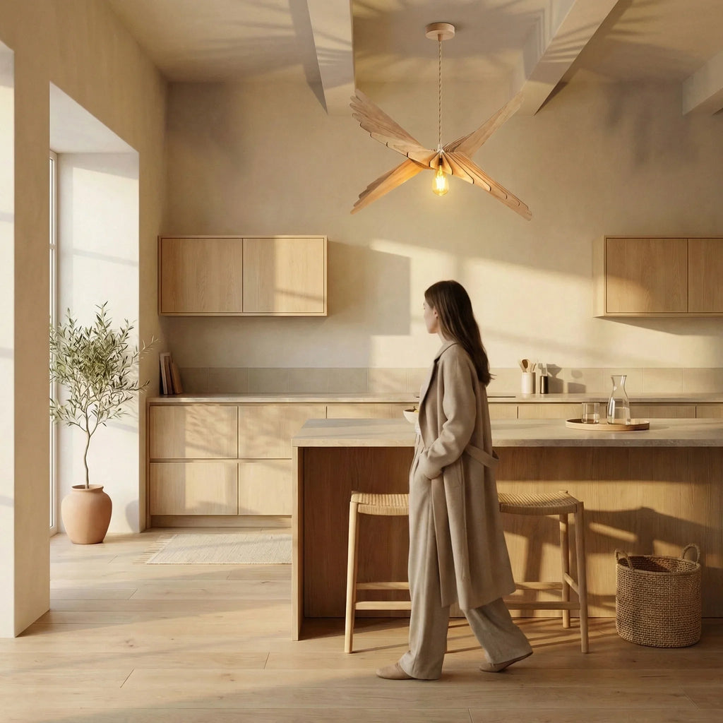 Albatros gebeitst Eiken | Hanglamp