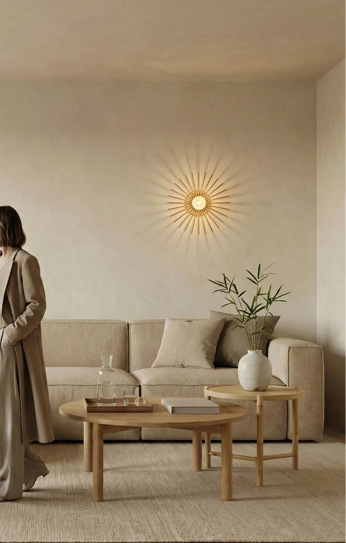 Mini Néo Teinté Chêne | Applique