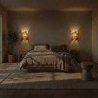 Opale Eikenkleur | Wandlamp
