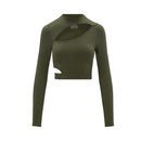 Crop Crew Active - Khaki