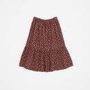 Falda flores chocolate Siula - Selección caramelo disponible en amaetc.com, concept store eco amigable para niños