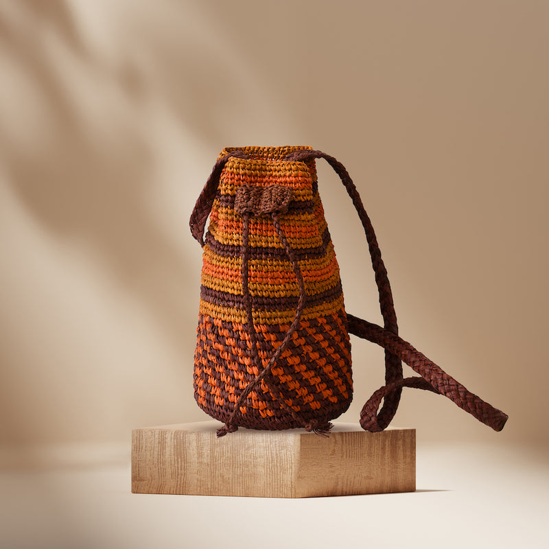 Siwi bag - Orange & Brown