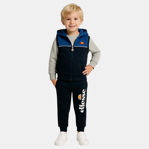 Ellesse Conjunto de 3 piezas para niños - Negro