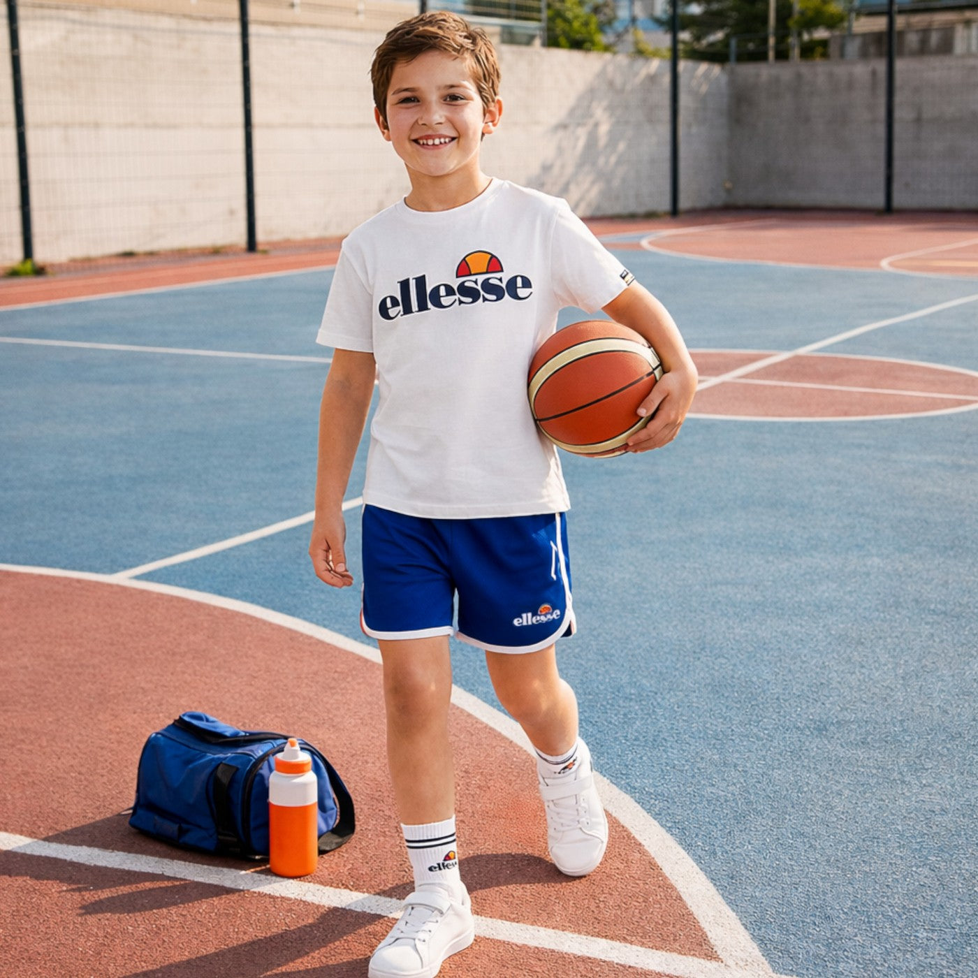 Ellesse 3 Piece T-Shirt, Shorts And Socks Set - Blue