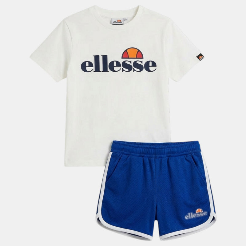 Ensemble 3 Pièces T-Shirt, Short Et Chausettes Ellesse - Bleu