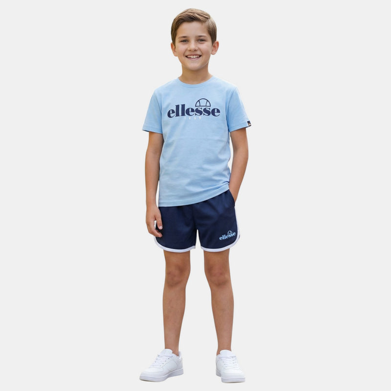 Ensemble 3 Pièces T-Shirt, Short Et Chausettes Ellesse - Bleu