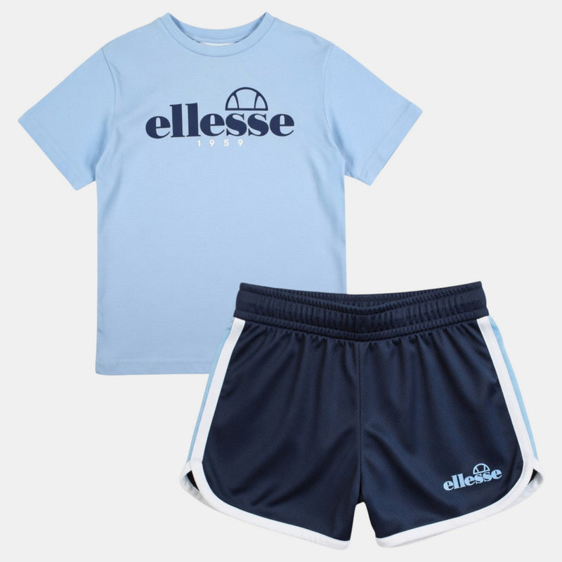 Ensemble 3 Pièces T-Shirt, Short Et Chausettes Ellesse - Bleu