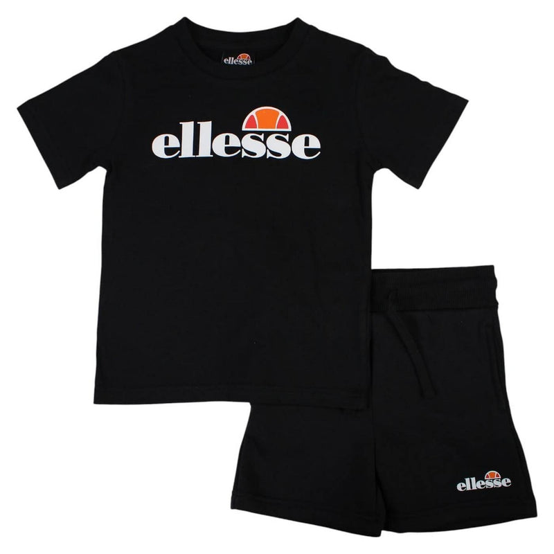 Pack De 2 T-Shirts Et Short Ellesse Garcon - Noir/Blanc