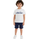 Pack De 2 T-Shirts Et Short Ellesse Garcon - Blanc/Marine