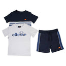 Pack De 2 T-Shirts Et Short Ellesse Garcon - Blanc/Marine