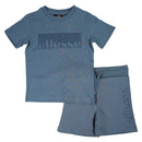 Pack De 2 T-Shirts Et Short Ellesse Garcon - Bleu/Blanc