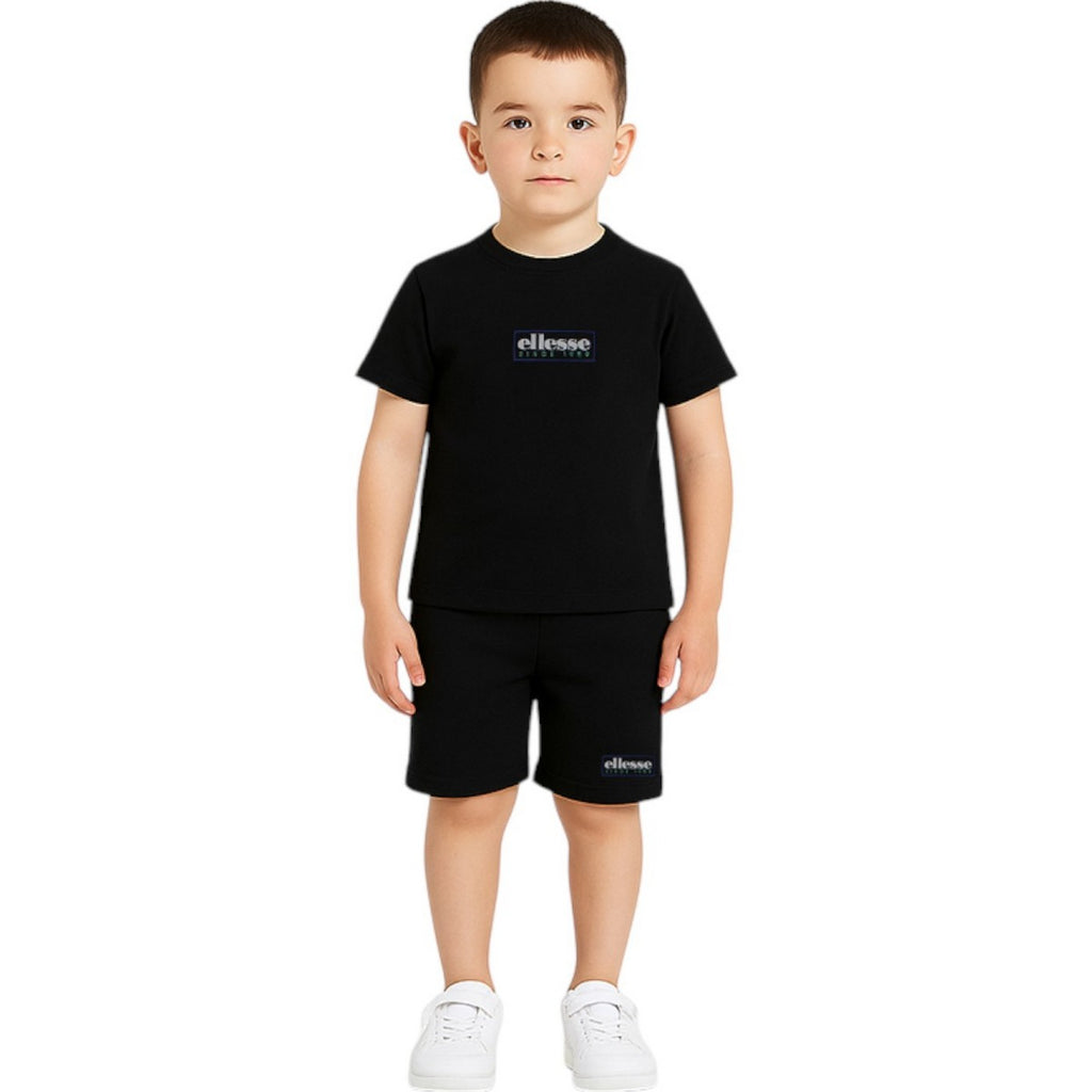 Pack De 2 T-Shirts Et Short Ellesse Garcon - Noir/Blanc