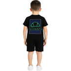 Pack De 2 T-Shirts Et Short Ellesse Garcon - Noir/Blanc