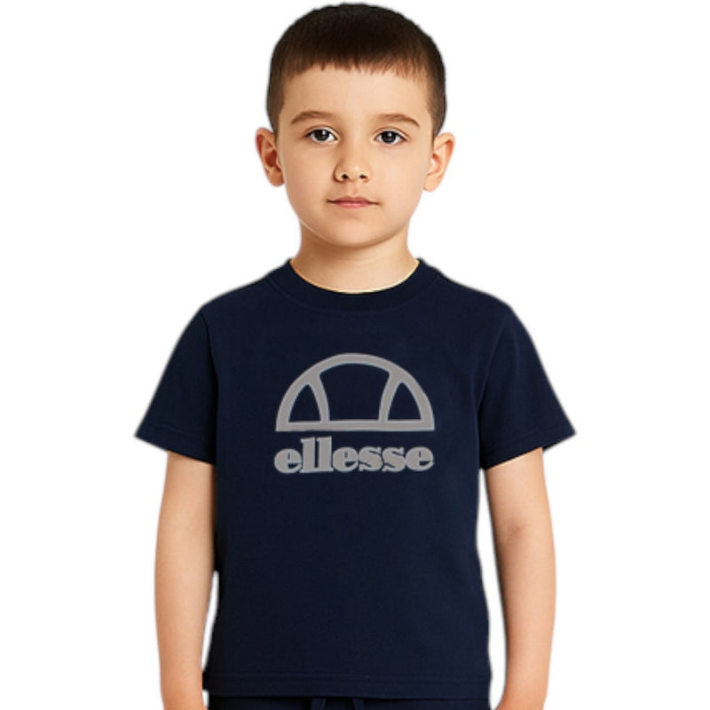 Pack De 2 T-Shirts Et Short Ellesse Garcon - Gris/Marine