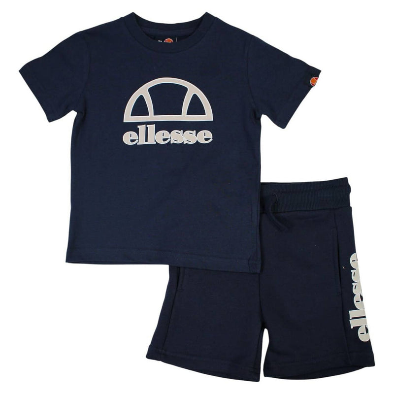 Pack De 2 T-Shirts Et Short Ellesse Garcon - Gris/Marine