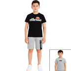 Pack De 2 T-Shirts Et Short Ellesse Garcon - Noir/Gris