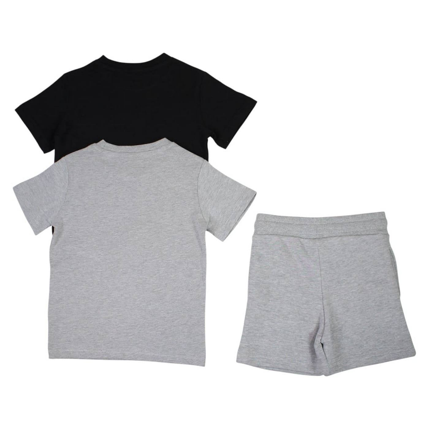Pack De 2 T-Shirts Et Short Ellesse Garcon - Noir/Gris