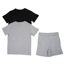 Pack De 2 T-Shirts Et Short Ellesse Garcon - Noir/Gris