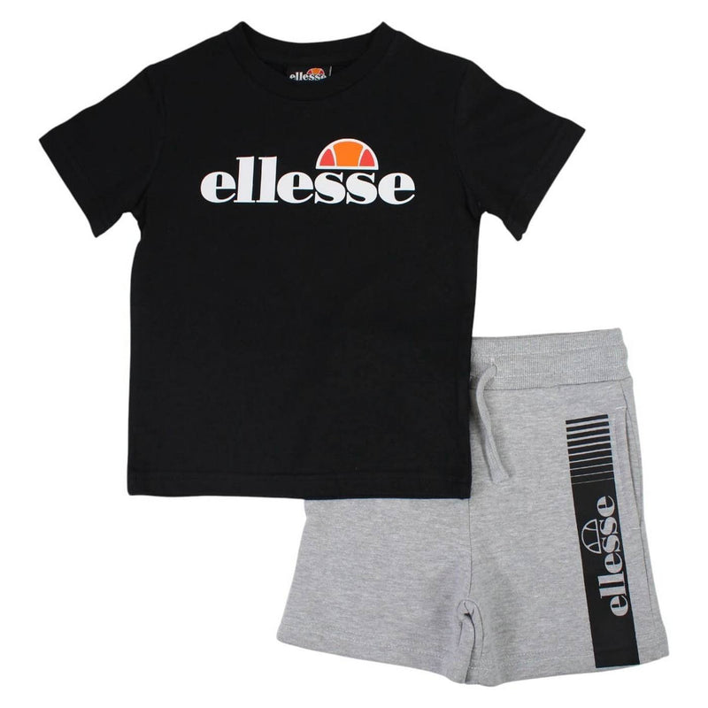 Pack De 2 T-Shirts Et Short Ellesse Garcon - Noir/Gris