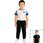 Pack de 2 Camisetas y Pantalones de Chándal Ellesse Niño Blanco/Negro
