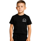 Pack de 2 Camisetas y Pantalones de Chándal Ellesse Niño Blanco/Negro