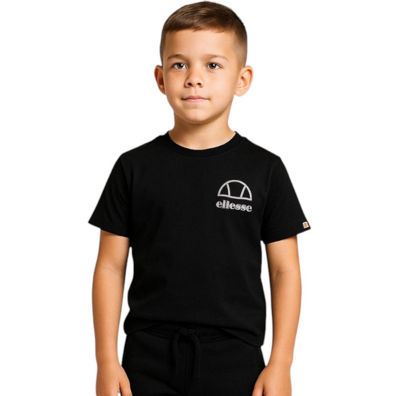 Pack De 2 T-Shirts Et Pantalon De Jogging Ellesse Garcon - Blanc/Noir