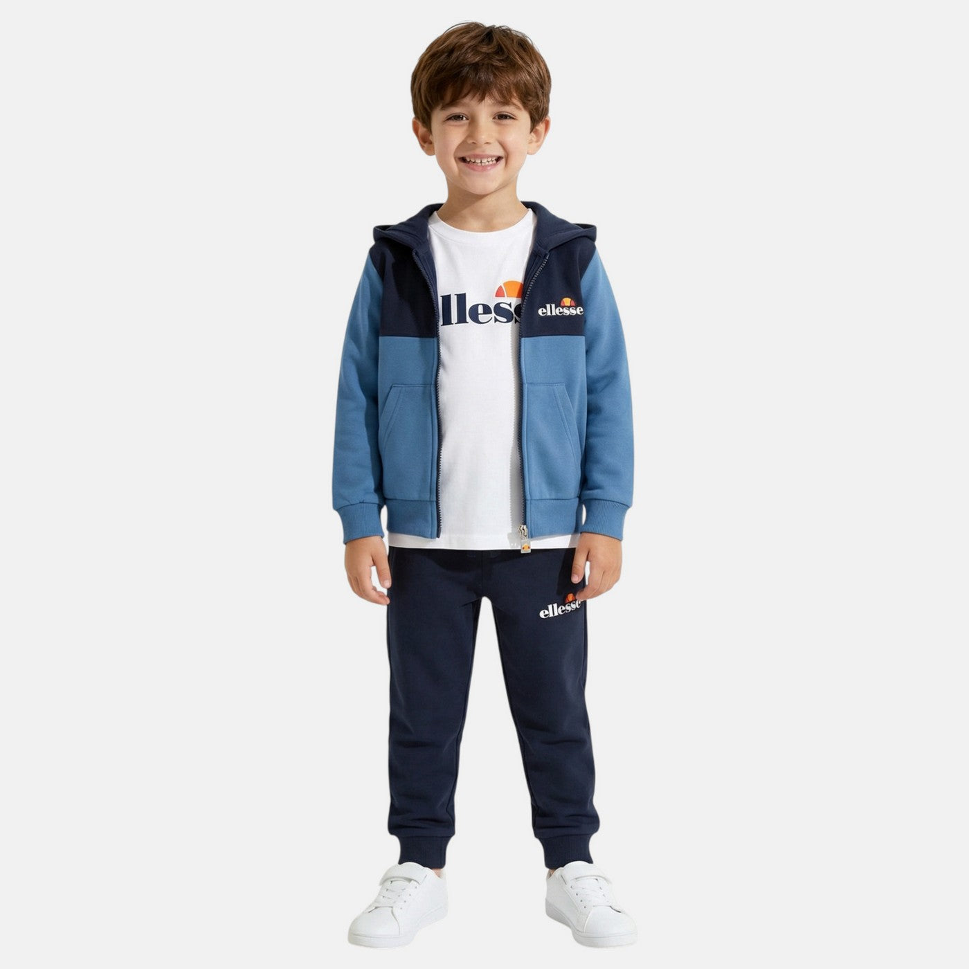 Ellesse Conjunto de 3 piezas para niños de 2 a 7 años - Azul