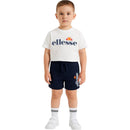Ensemble 3 Pièces T-Shirt, Short Et Sac Ellesse - Blanc