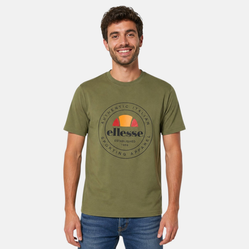 T-Shirt Manches Courtes Ellesse Homme - Kaki