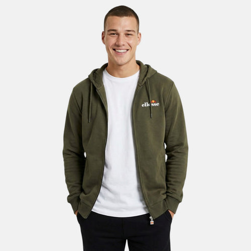 Veste À Capuche Ellesse Homme Du S Au Xxl - Kaki