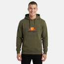 Sweat À Capuche Ellesse Homme Du S Au Xxl - Kaki