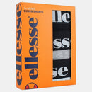 Pack De 3 Boxers Ellesse Homme - Noir/Gris/Blanc