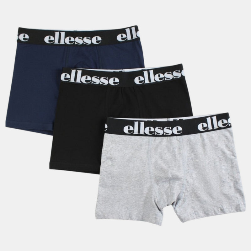 Pack De 3 Boxers Ellesse Homme - Marine/Gris/Blanc