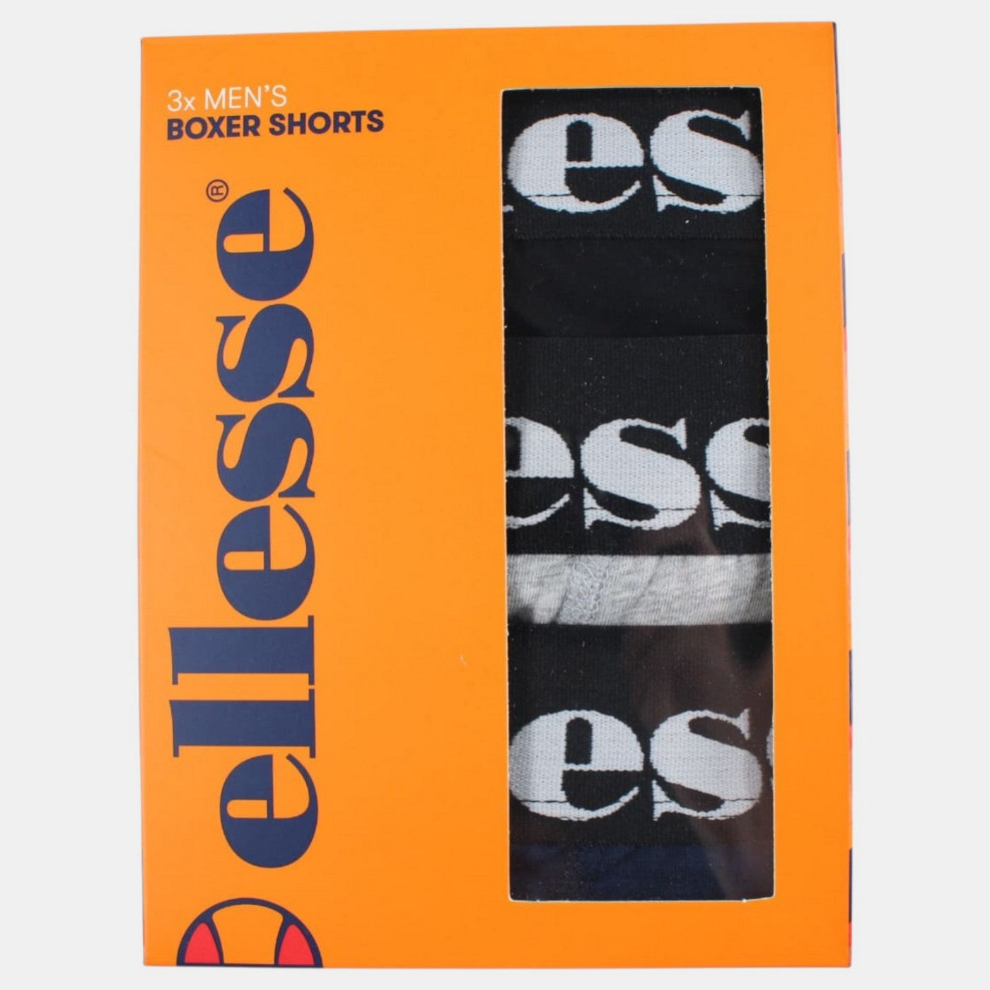 Pack de 3 boxers para hombre Ellesse azul marino/gris/blanco