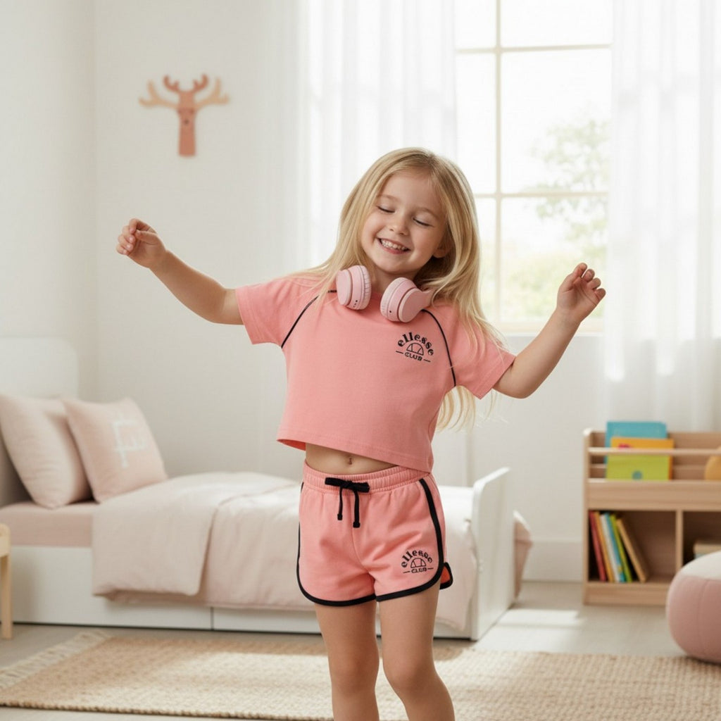 Conjunto niña Ellesse - Rosa