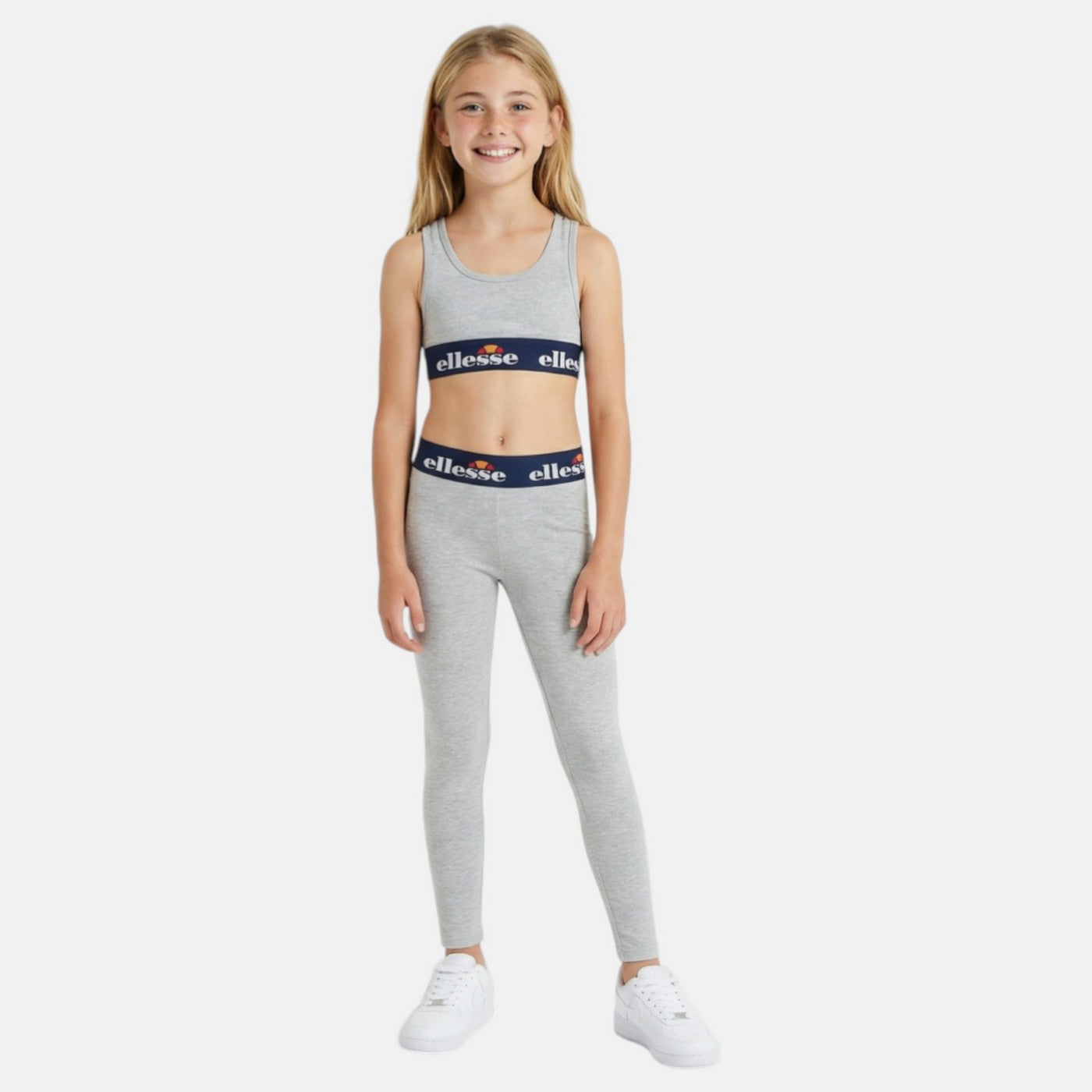 Ensemble 3 Pièces Ellesse Fille - Gris