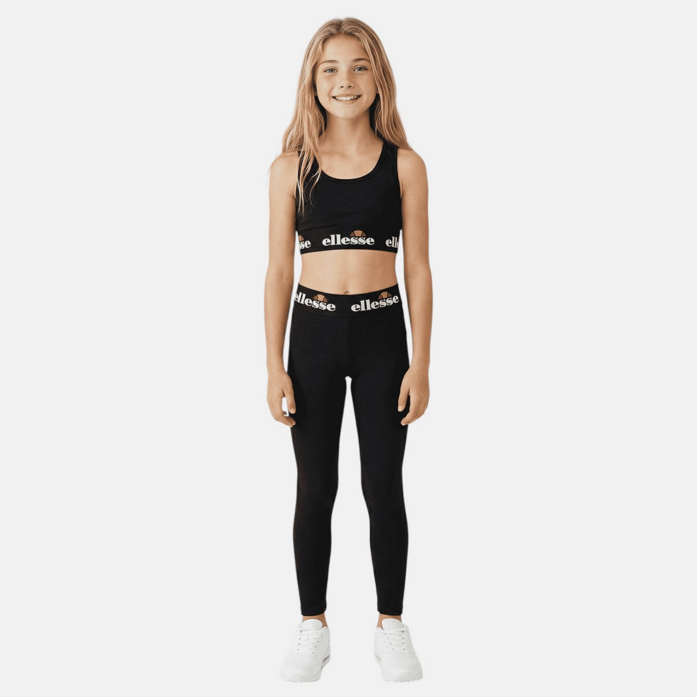 Ensemble 3 Pièces Ellesse Fille - Noir
