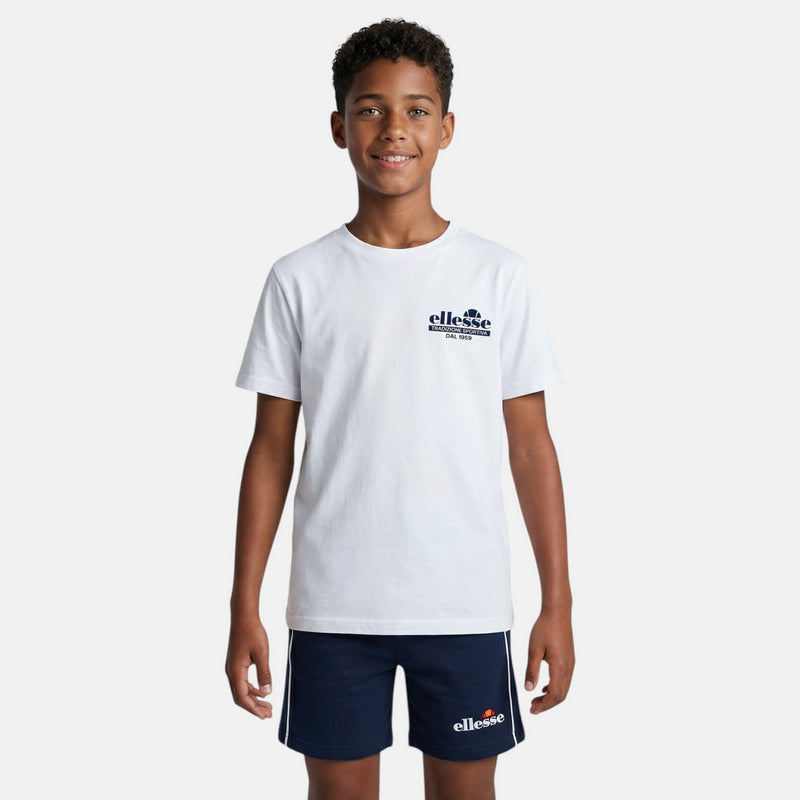 Pack De 2 T-Shirts Et Short Ellesse Garcon - Marine/Blanc