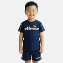 Pack De 2 T-Shirts Et Short Ellesse Garcon - Marine/Blanc