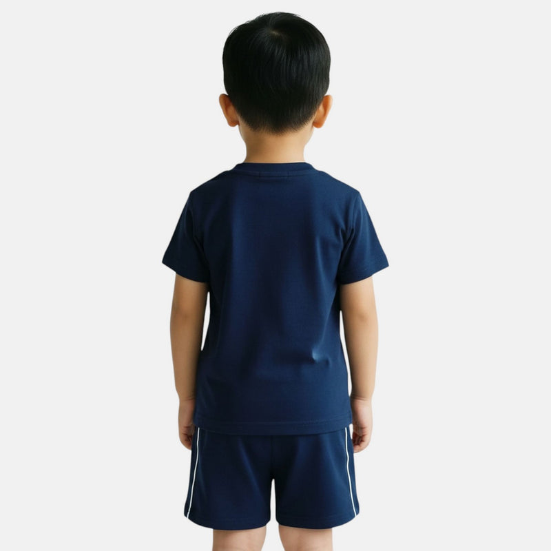Pack De 2 T-Shirts Et Short Ellesse Garcon - Marine/Blanc