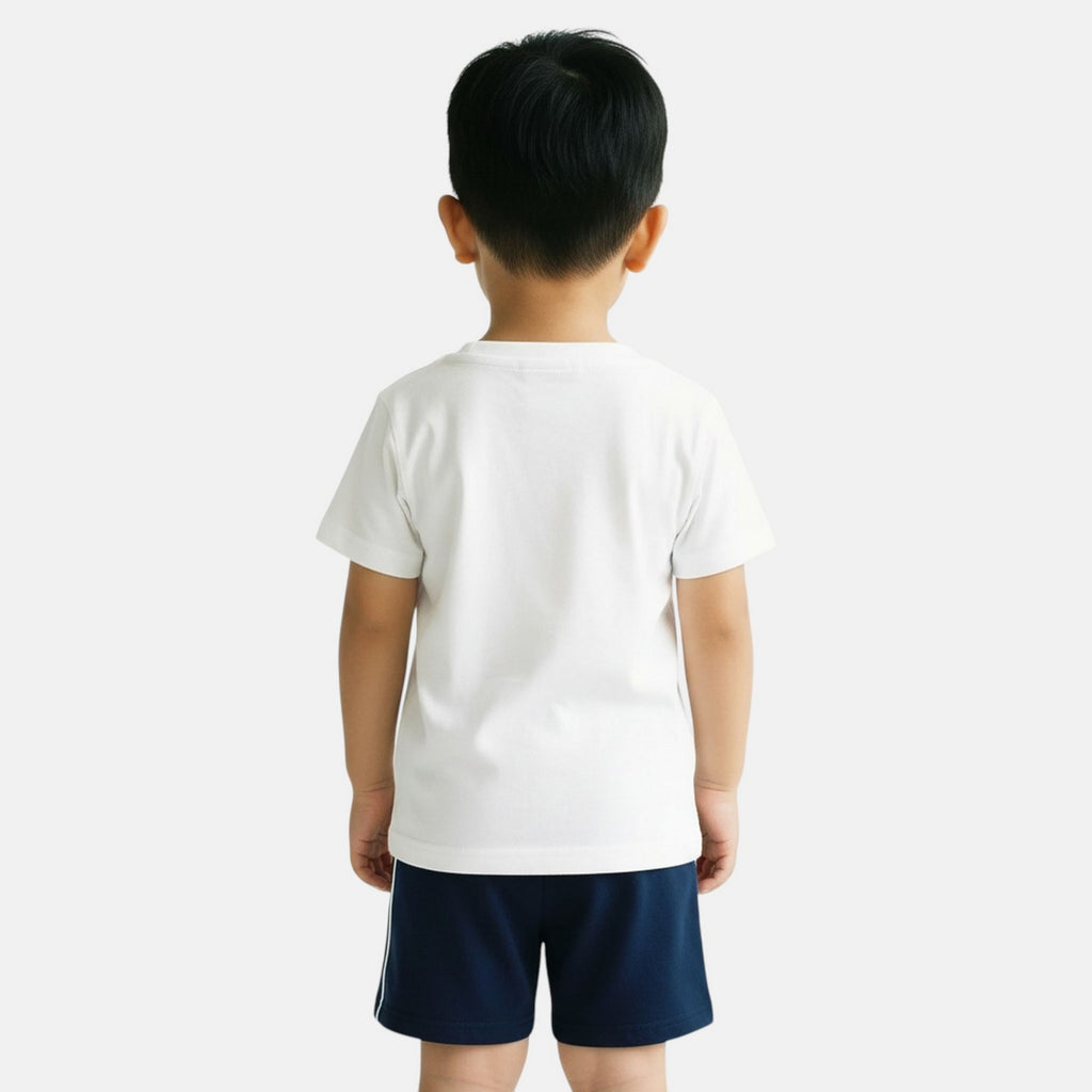 Pack De 2 T-Shirts Et Short Ellesse Garcon - Marine/Blanc