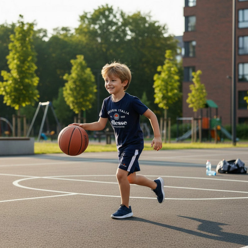 Pack De 2 T-Shirts Et Short Ellesse Garcon - Marine