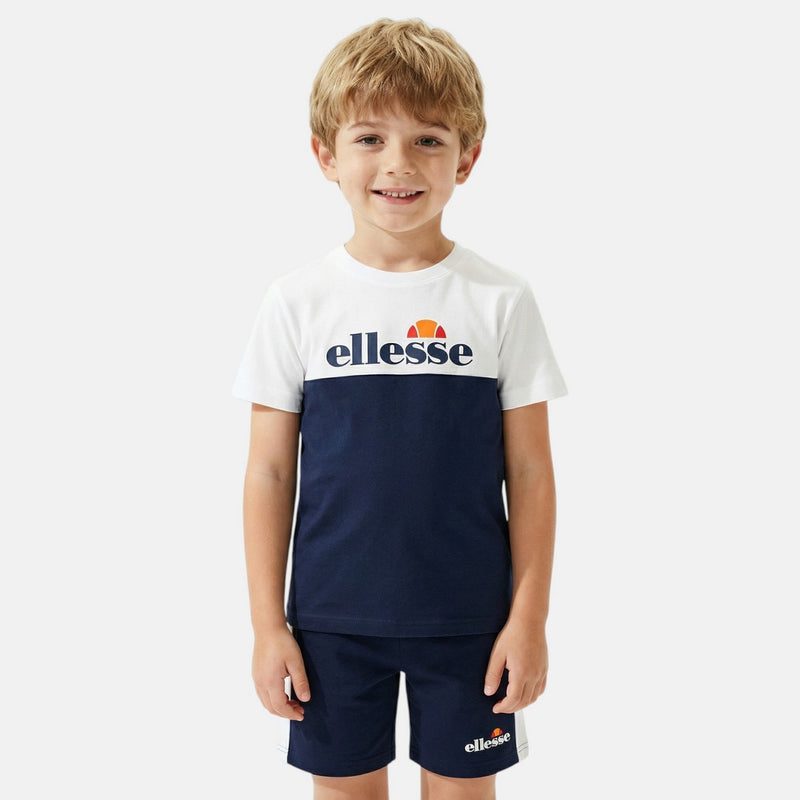 Pack De 2 T-Shirts Et Short Ellesse Garcon - Marine